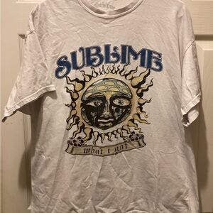 Sublime White Graphic Tee - Short Sleeve